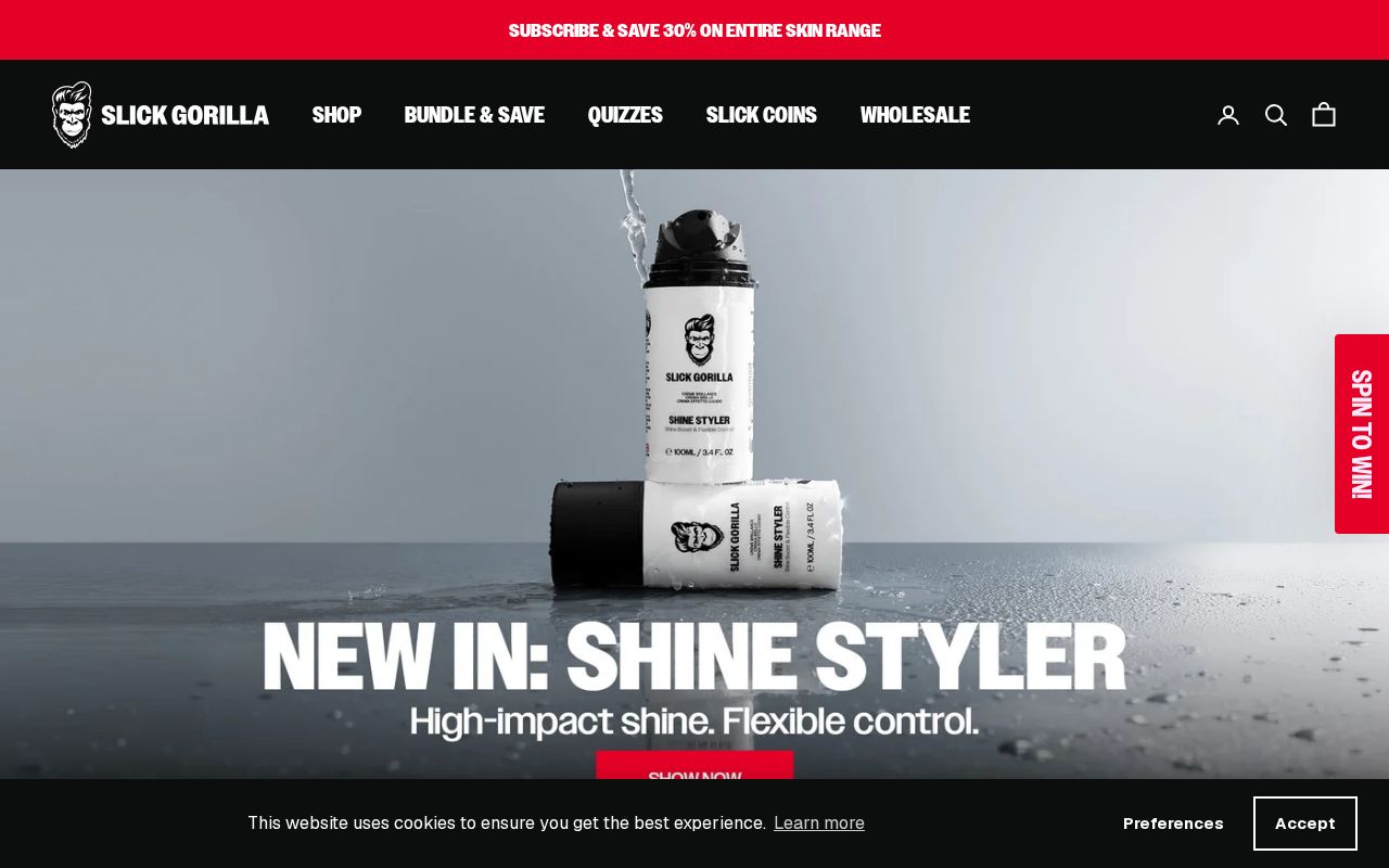 Slick Gorilla website preview